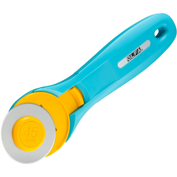 I actually Use this Rotary cutter for most of my quilt making cutting needs.